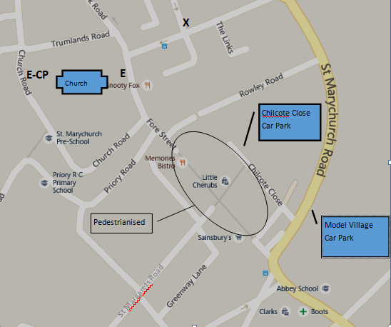 Map of St Marychurch
