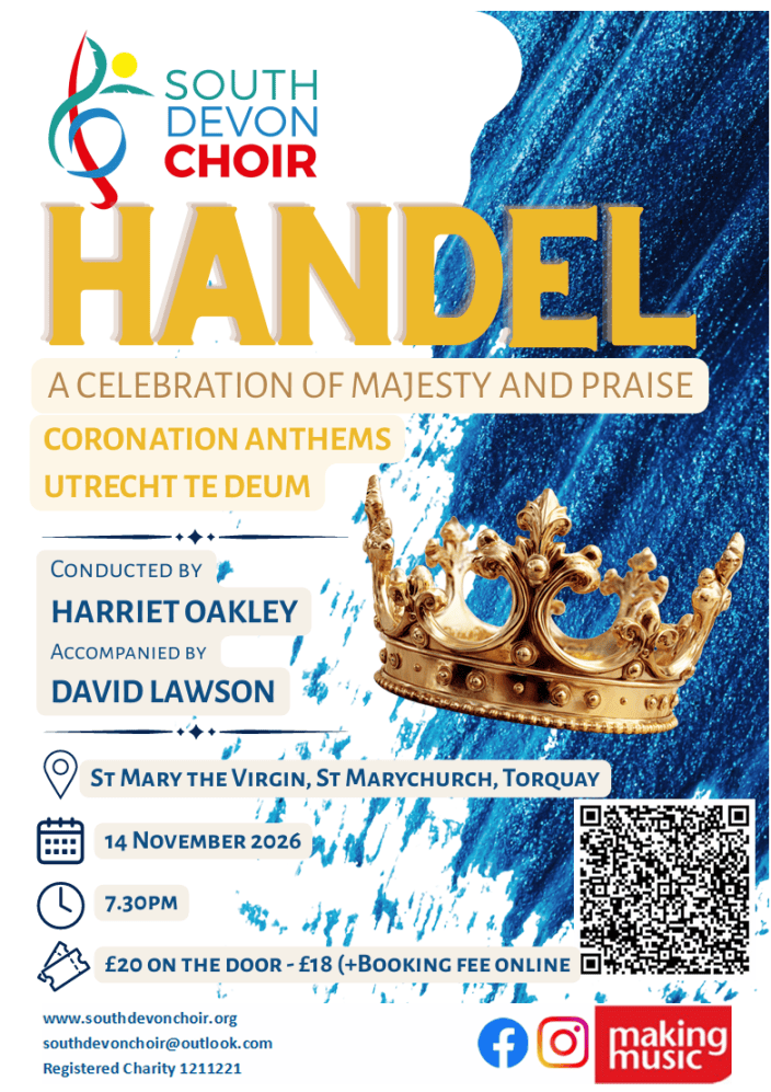 Handel concert on 14 November 2026